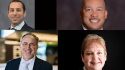 Jeff Bernstein (top left), Brian Smith (bottom left), Cleveland Ferguson (top right) and Kim Morley (bottom right).