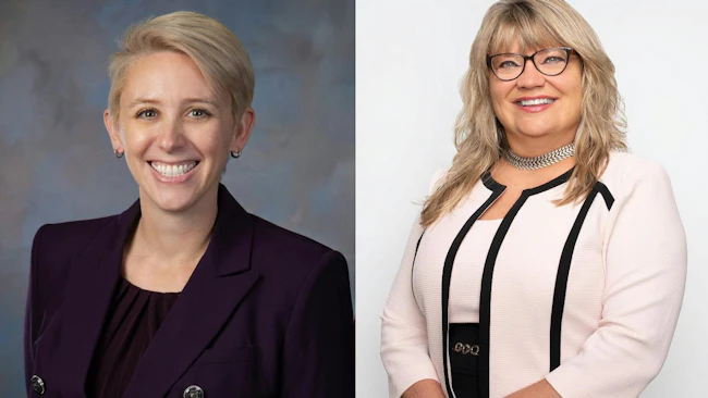 Holly Arnold (left) and Jamie Rhee (right).