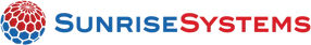 Sunrise Systems logo is shown in blue and red.