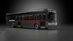 A rendering of a COR Transit heavy duty bus.
