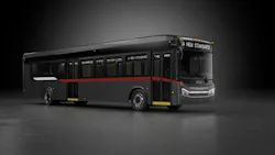 A rendering of a COR Transit heavy duty bus.