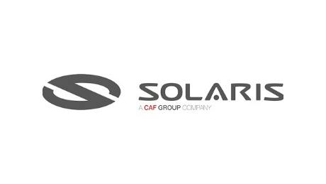 The solaris logo is shown above text reading 'A CAF Group company'